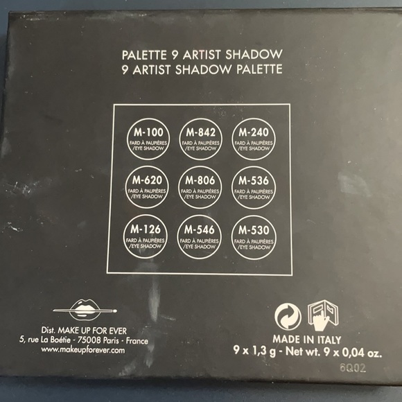 Makeup forever 9 artist shadow palette - Picture 3 of 3